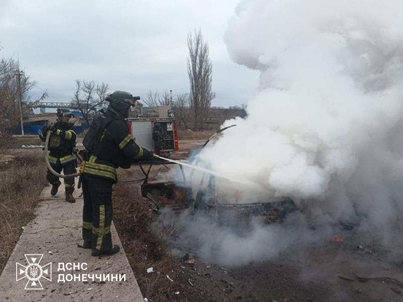 Авто выгорело дотла: дрон РФ убил трех энергетиков Славянской ТЭС