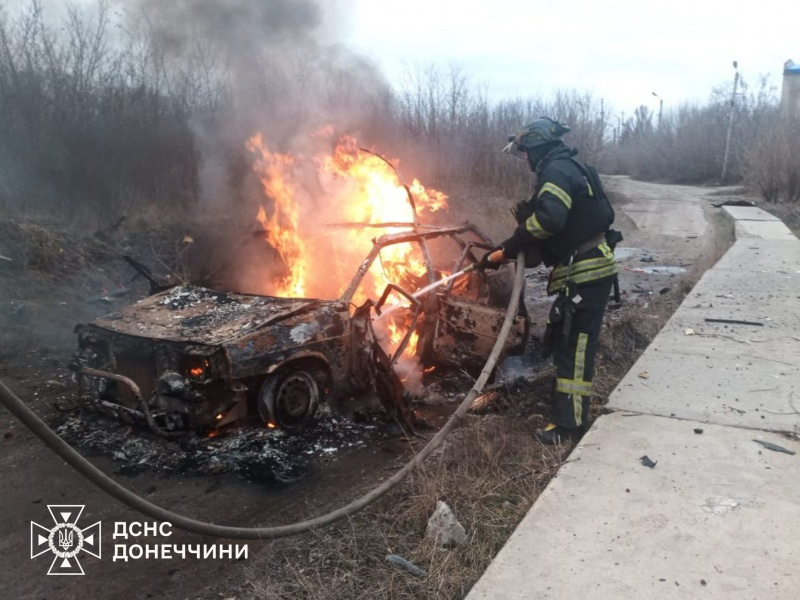 Авто выгорело дотла: дрон РФ убил трех энергетиков Славянской ТЭС