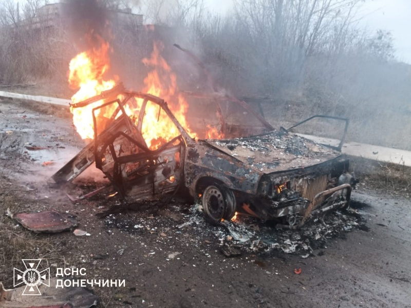 Авто выгорело дотла: дрон РФ убил трех энергетиков Славянской ТЭС