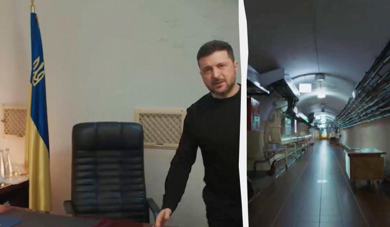 Річниця повномасштабного вторгнення: Зеленський вперше показав свій кабінет в бункері