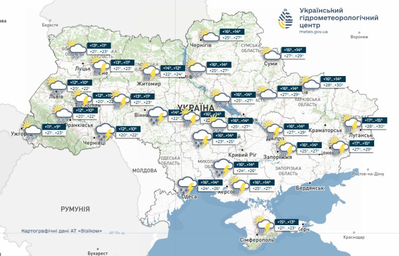 Дожди и грозы по всей Украине, кроме одного региона: кого обойдет непогода сегодня