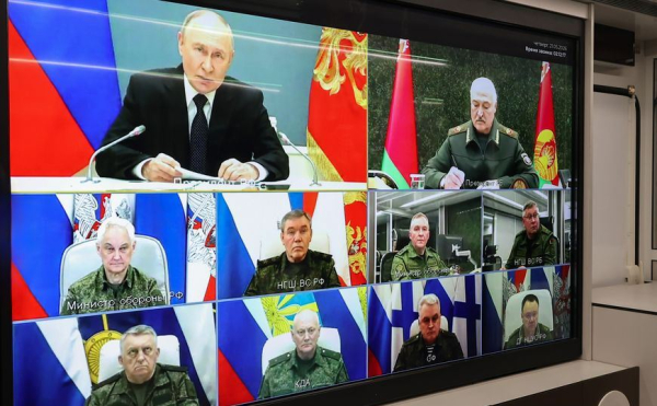 Путін і Лукашенко розпочали спільні навчання ядерних сил Росії та Білорусі