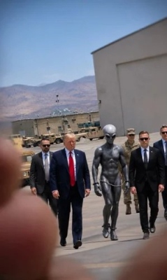 Трамп опублікував ШІ-зображення з інопланетянами та війною в космосі