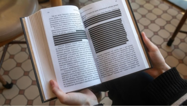 У Росії цензура почала застосовувати «блекаути» у книжках - розвідка