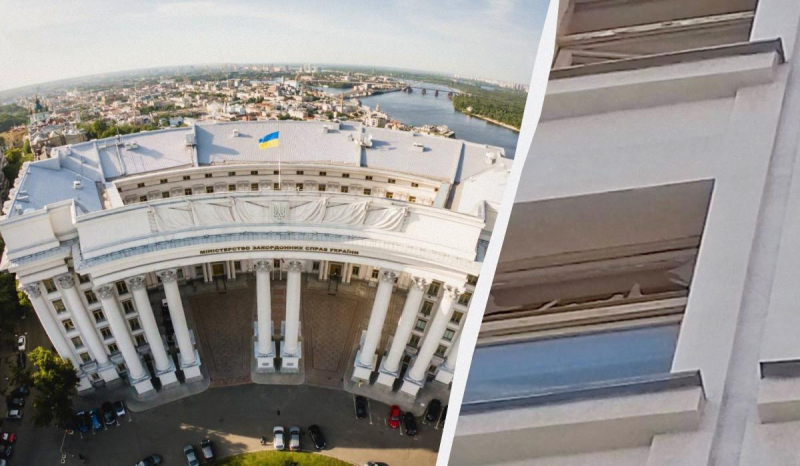 Уперше з часів Другої світової війни: Сибіга повідомив про пошкодження будівлі МЗС