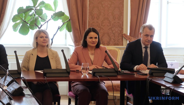 &laquo;Ми боремося проти одного зла&raquo;: Тихановська розповіла чеським сенаторам про співпрацю з Україною