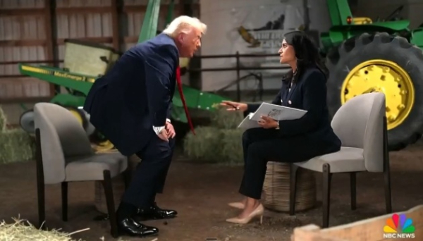 Трамп обізвав журналістку та пішов посеред інтерв&rsquo;ю