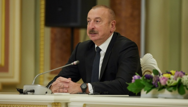 Алієв підтвердив таємну зустріч у Баку німецьких експосадовців та представників РФ щодо війни в Україні