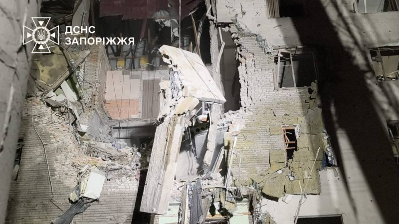 Число пострадавших в Запорожье после удара КАБами резко возросло: среди них дети