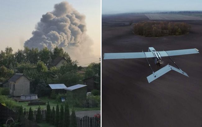 Украинские дроны FP-1 ударили по складу большого логистического узла в РФ, - Fire Point