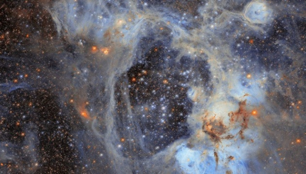 Hubble показав галактичну туманність у сузір’ї Золота Риба